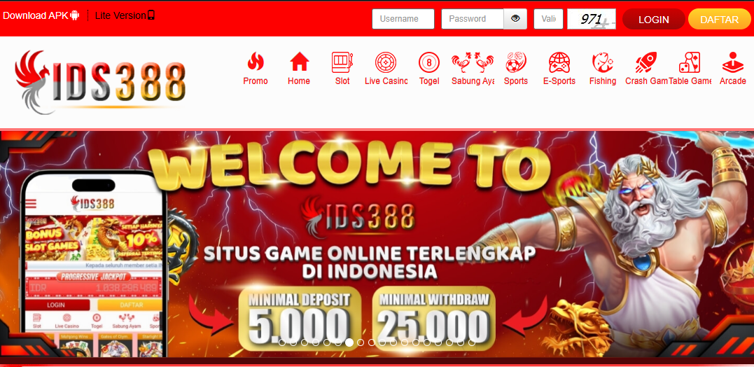 IDS388 - Game Situs Slot Gacor Terverifikasi Terpercaya Anti Tipu  image 1